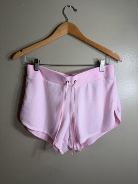 Victoria Sport Pink Lounge Shorts Drawstring Sweat Shorts Small